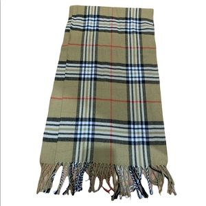 ☀️Womens tan and red pattern scarf